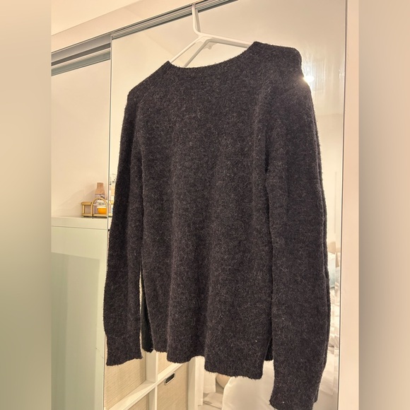 Jenni Kayne Charcoal Crew Neck Sweater - Picture 5 of 6
